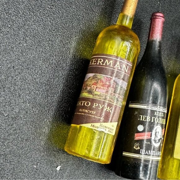 Miniature Dollhouse 3 Wine Bottle Decor - Picture 15 of 16